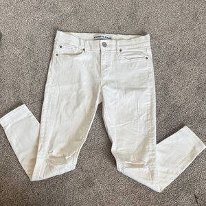 Express- Women's Skinny White Jeans- 8
